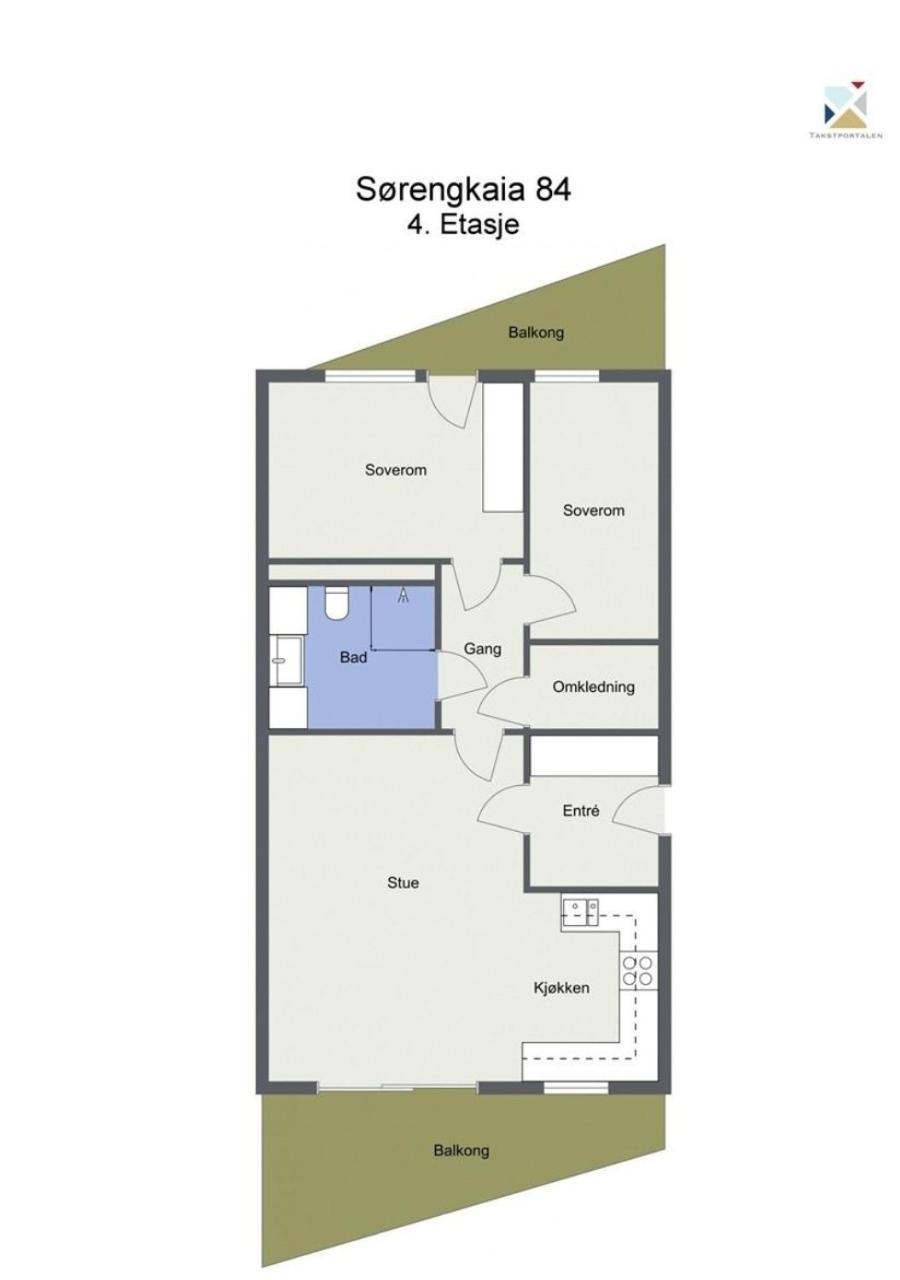 Seaside Apt - 2 Sunny Balconies - Modern - 6 Pax Осло Экстерьер фото