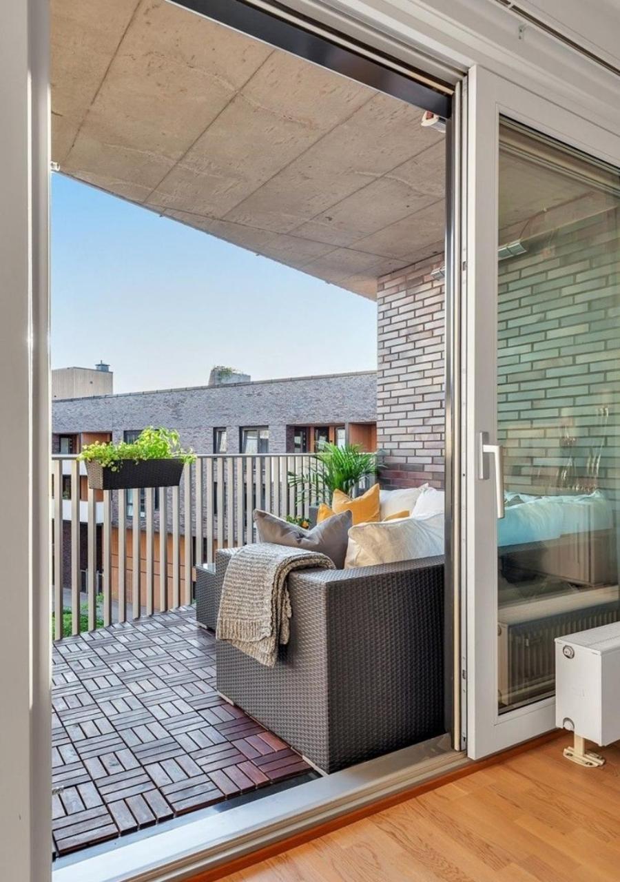 Seaside Apt - 2 Sunny Balconies - Modern - 6 Pax Осло Экстерьер фото